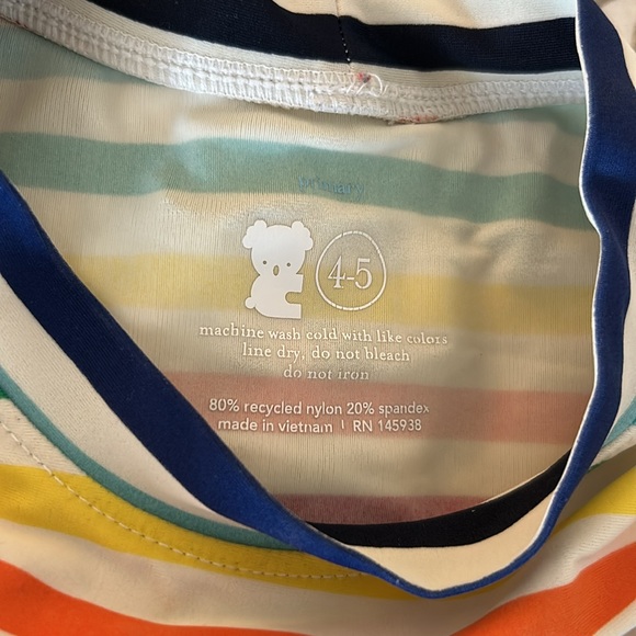 Two sun shirts/swim shirts from Primary, size 4-5 - Picture 3 of 5